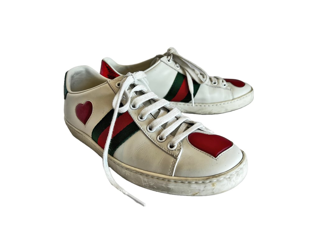 Image of Gucci Size 36.5 Ace Sneakers 6-1569