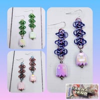 Image 1 of Iridescent Ghost Earrings