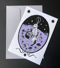 Image 1 of [Greeting card] Hare