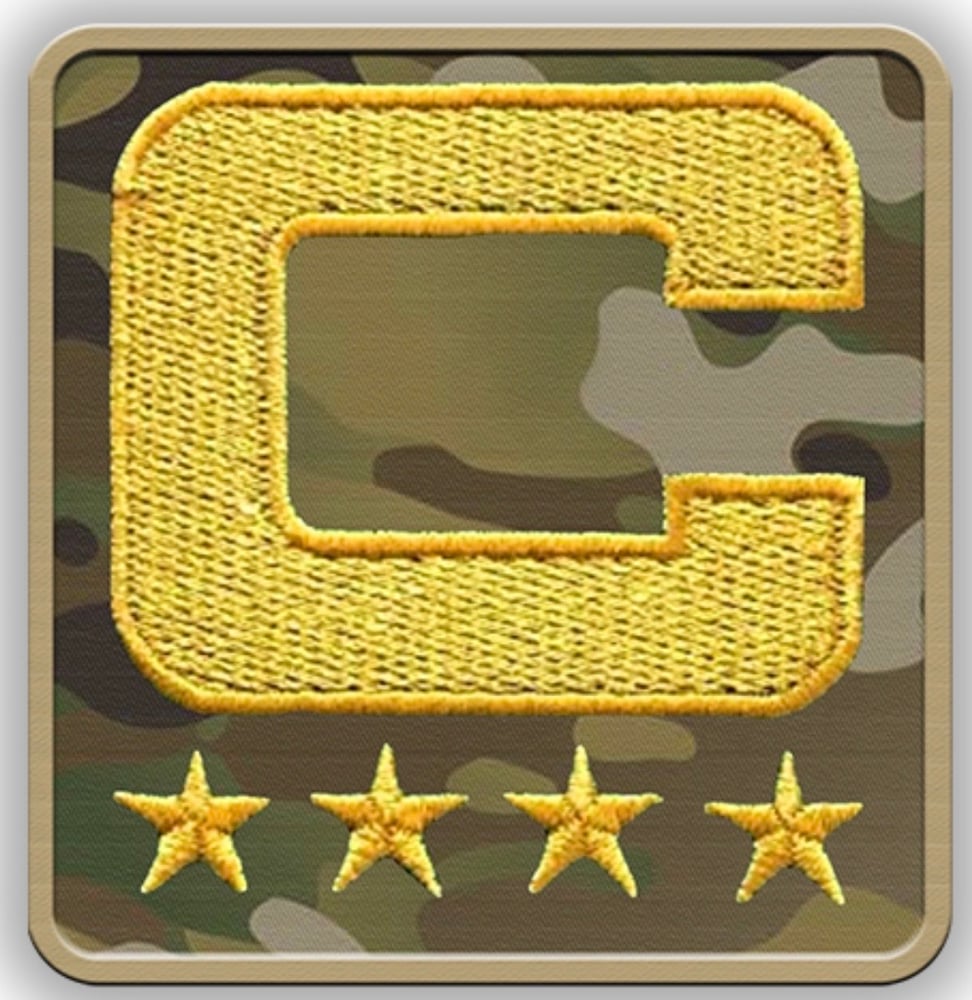 Image of Camouflage Captain Patch