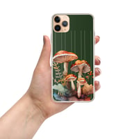 Image 4 of Colorful Mushroom Watercolor Mycology Nature Whimsical Clear Case for iPhone®