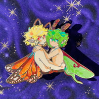 Image 3 of Moonsetsoda Fae BakuDeku Enamel Pin