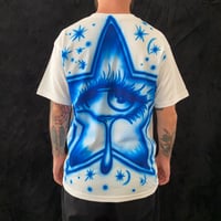 Image 4 of Airbrushed “seeing stars” t-shirt (1 of 1) Large 