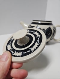 Image 8 of Teapot 3 - "Stay a while" tomb & bat *SECONDS PIECE*