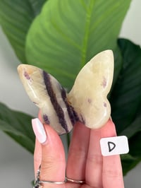 Image 4 of 3D FLUORITE X CALCITE BUTTERFLY