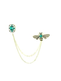 Green Bee double pin 