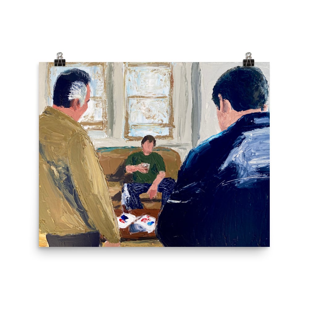 Image of Put universal remote on docking station (prints)