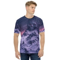 Image 1 of The Peak of Despair Allover Print T-shirt by Mark Cooper Art