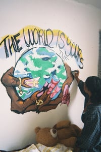 Image 2 of “the world is yours” print
