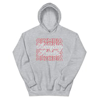 Image 2 of Repeating Olympia Unisex Hoodie