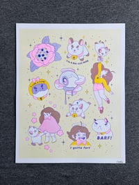 Image 3 of Puppycat Riso Print