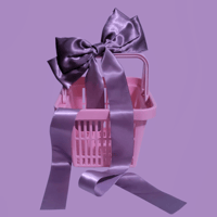 Image 6 of Satin Hair Bow-Long 