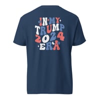 Image 3 of True 2024 Retro In My Trump Era - Unisex Garment-Dyed Heavyweight T-shirt from PatriotsCo