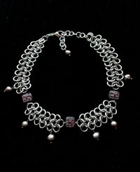 Image of pearl collar necklace 