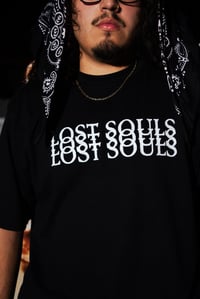 Image 2 of "Beetlejuice-Inspired Oversized Heavyweight Tee - Lost Souls Edition"