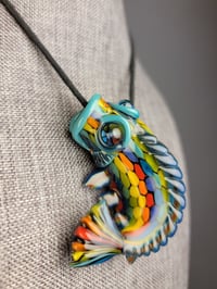 Image 15 of Dark Rainbow Koi Pendant