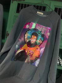 Image 3 of Suadoiro bordado a man. BOWIE GRIS. Talla XL/2XL. En STOCK!