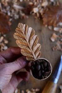 Image 4 of Oak Leaf—Coffee Scoop