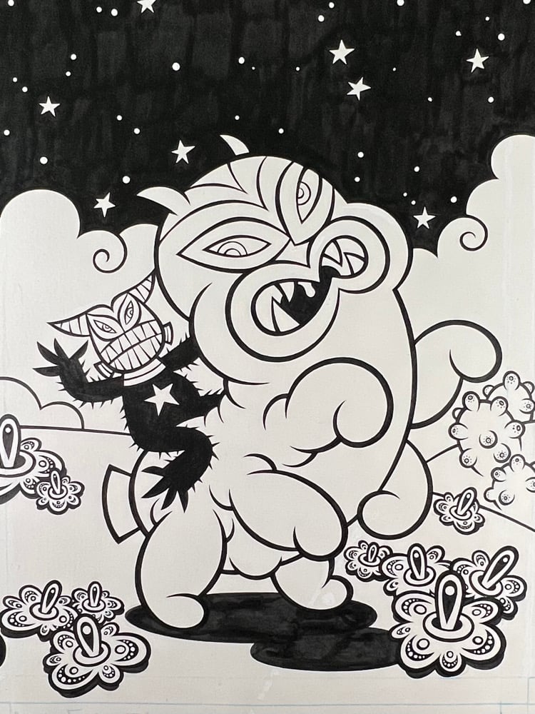 Big Monster Planet illustration 