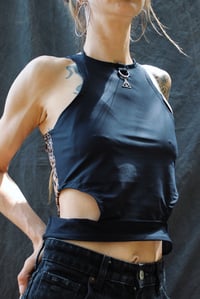 Image 3 of YARA Top, leopard velour 