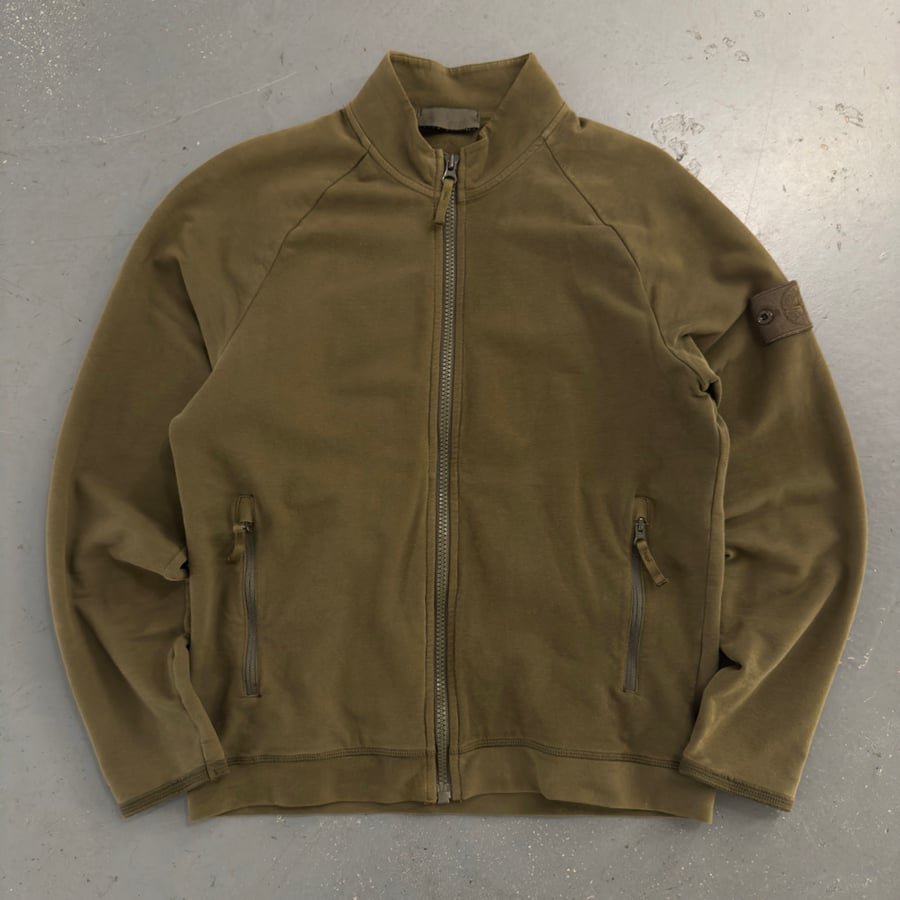 Image of SS 2022 Stone Island Ghost Zip-up, Size large