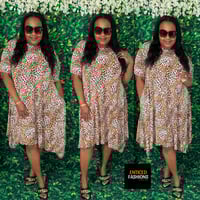 Leopard Me Dress (Plus)
