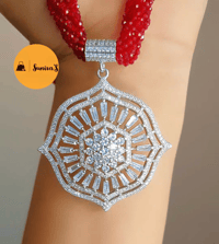Image 2 of Bibisha_Short Hydrocrystal/Hydropotey Set with Adjustable Ring 