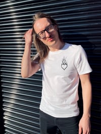 Image 3 of Hellfire heart tee - adult