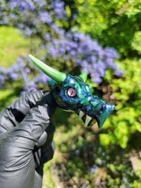 Image 1 of Long horn DragonHead collab with @tonykazyglass