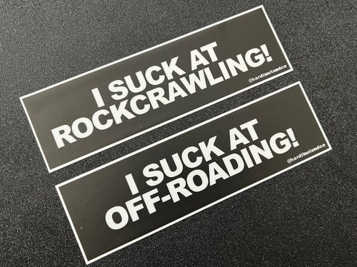 Image of I SUCK AT EVERYTHING STICKERS