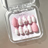 Image 2 of [Juwunni] Pink Picnic Nails