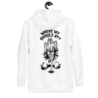 Image 3 of White - Where My Ghouls At Hoodie 