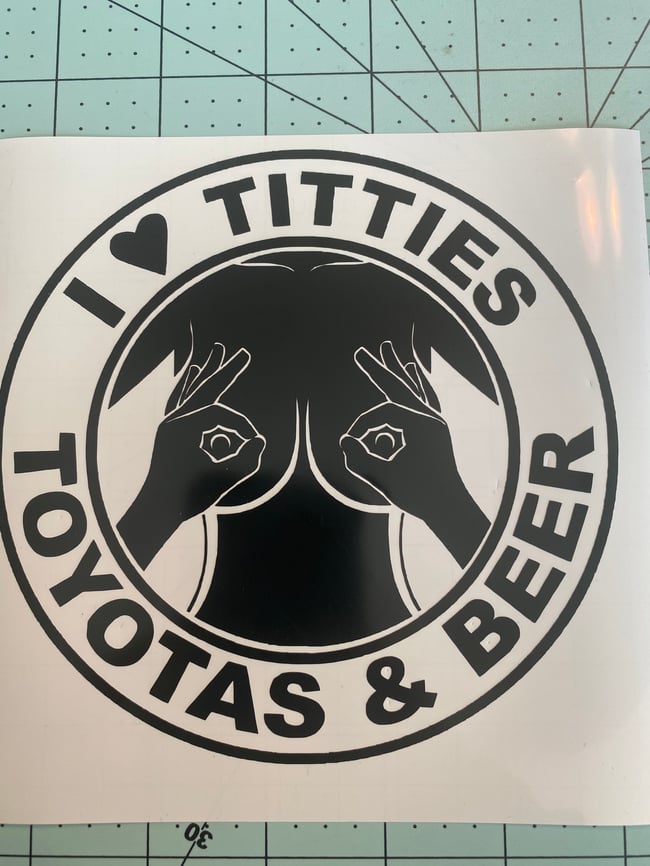 I ❤️ Toyota’s Titties And Beer 