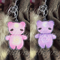 Image 1 of sun & moon bear keychain 
