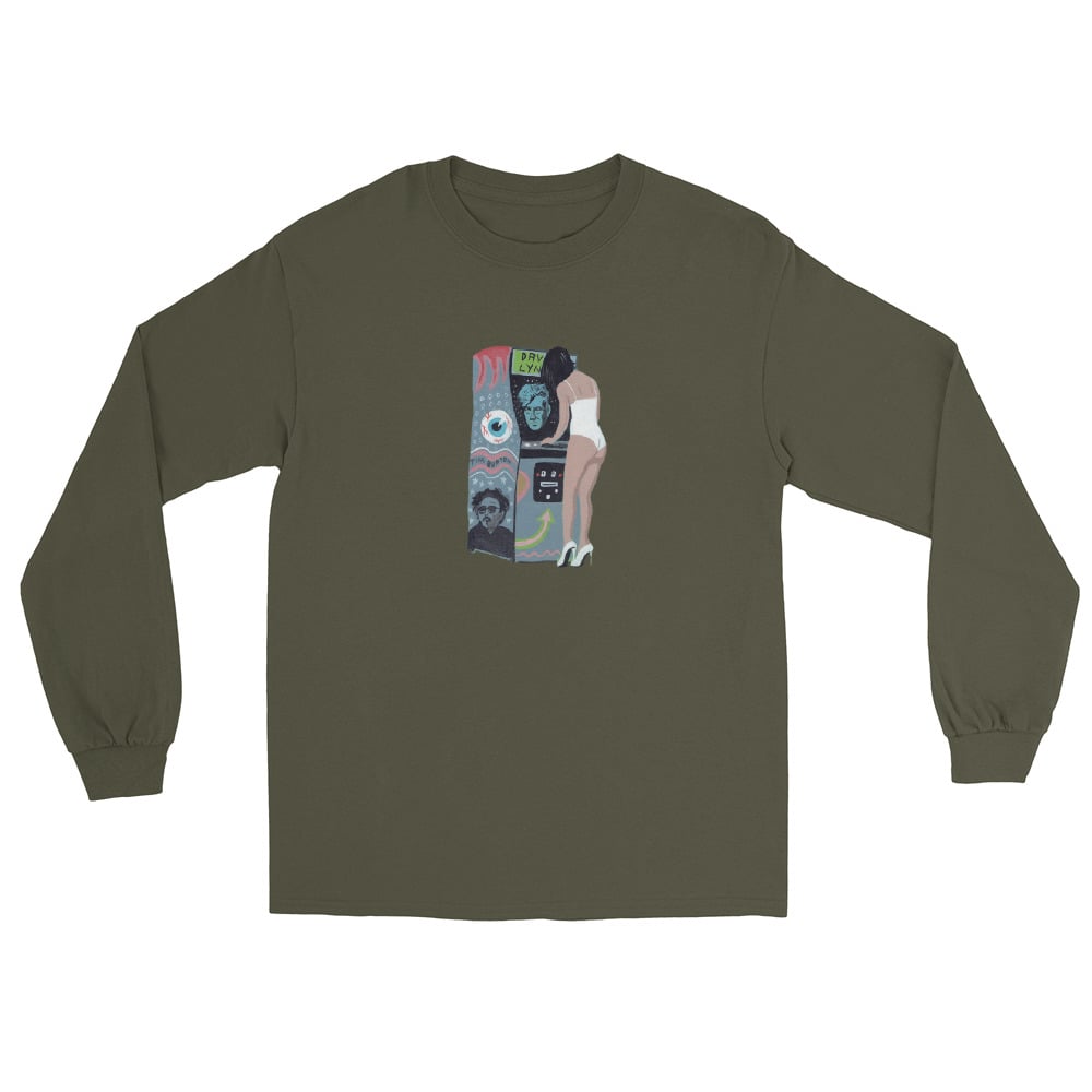Image of A STRANGE ARCADE GAME LONG SLEEVE SHIRT