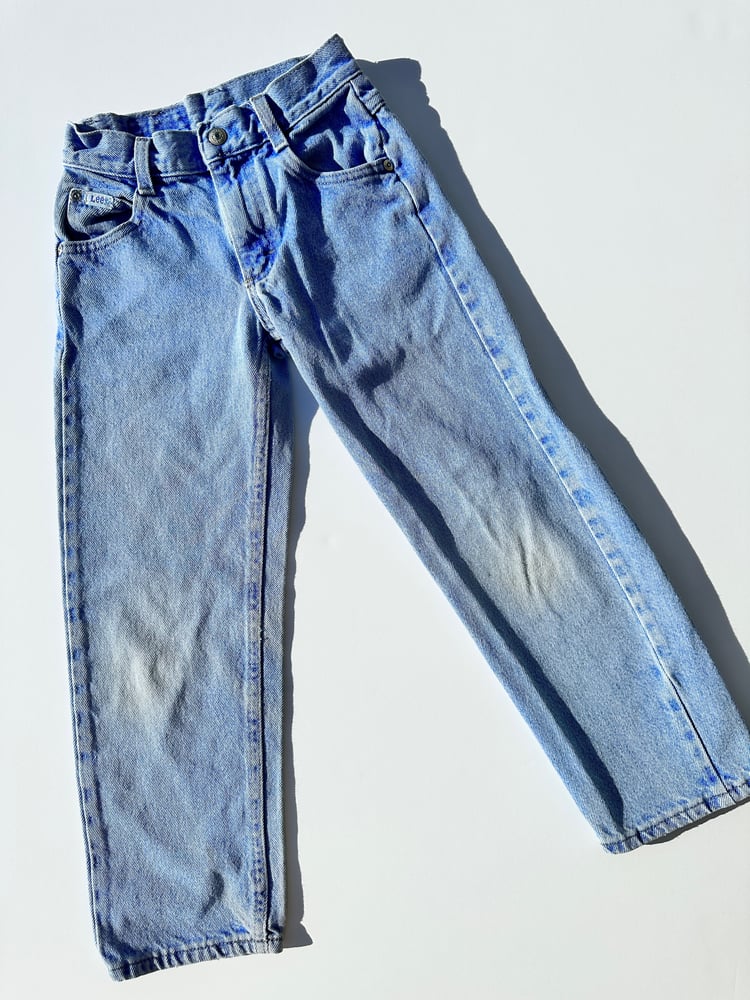 Image of Vintage Lee Jeans Light Wash 7 Regular 