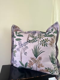 Image 1 of Cotton/Linen Garden Cushion Cover