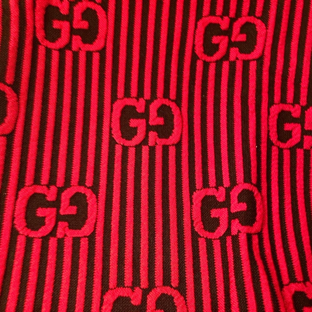 GG Red & Black Shawl or Oversized Scarf 