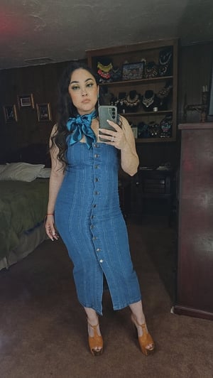 Image of Mayra Denim Dress
