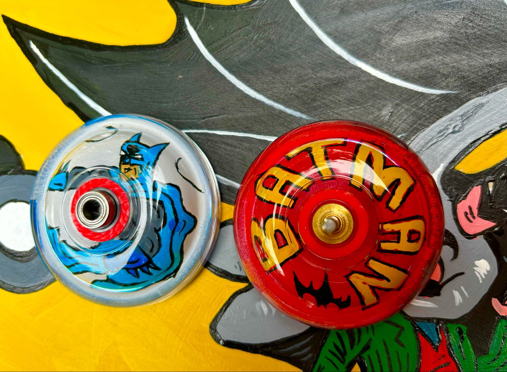 Image of Batman Yo-Yo Comics Painting and Freehand One Yo-Yo