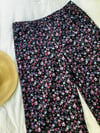 Preorder Purple Floral Corduroy Pants with free postage 