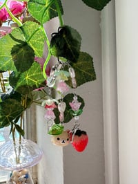 Image 4 of Kuma Strawberry Dreams phone charm 🍓🎀