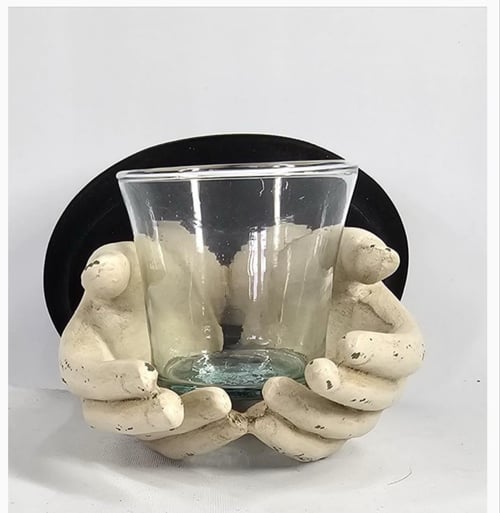 Image of Tealight Candle Hand Holders 