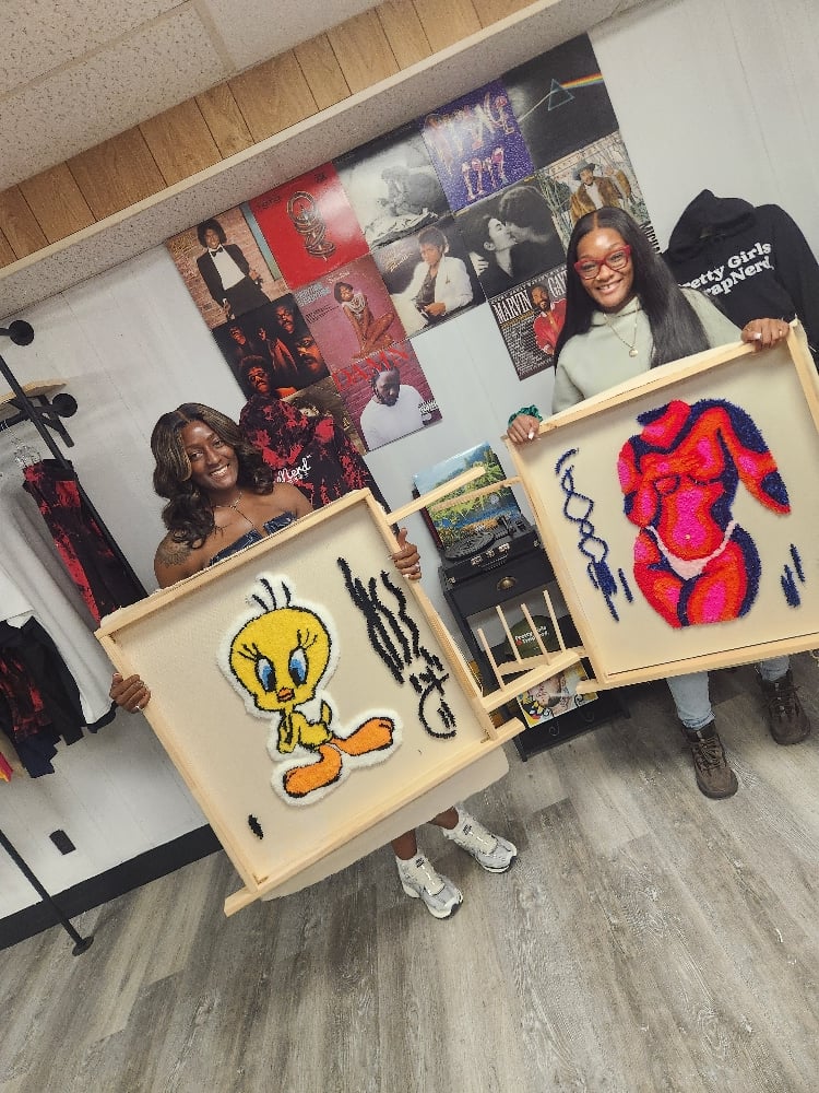 4/18 - 2 Person Rug Tufting Workshop Deposit (Saturday 6PM)