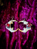 Muskrat Moon Earrings - Crystallized