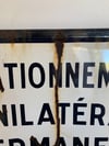 French vintage sign