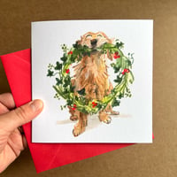 Image 3 of Festive Dogs - Set Of 4 Luxury Chrismas Cards