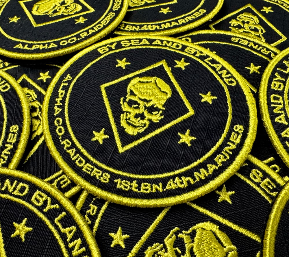 Alpha 1/4 Raiders By Sea and Land Patch | Paid To Raid