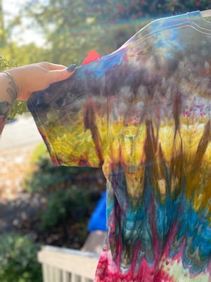 Image of XL Scream Into The Void Tie Dye Shirt 1