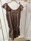 BCBG TAUPE ROMPER 